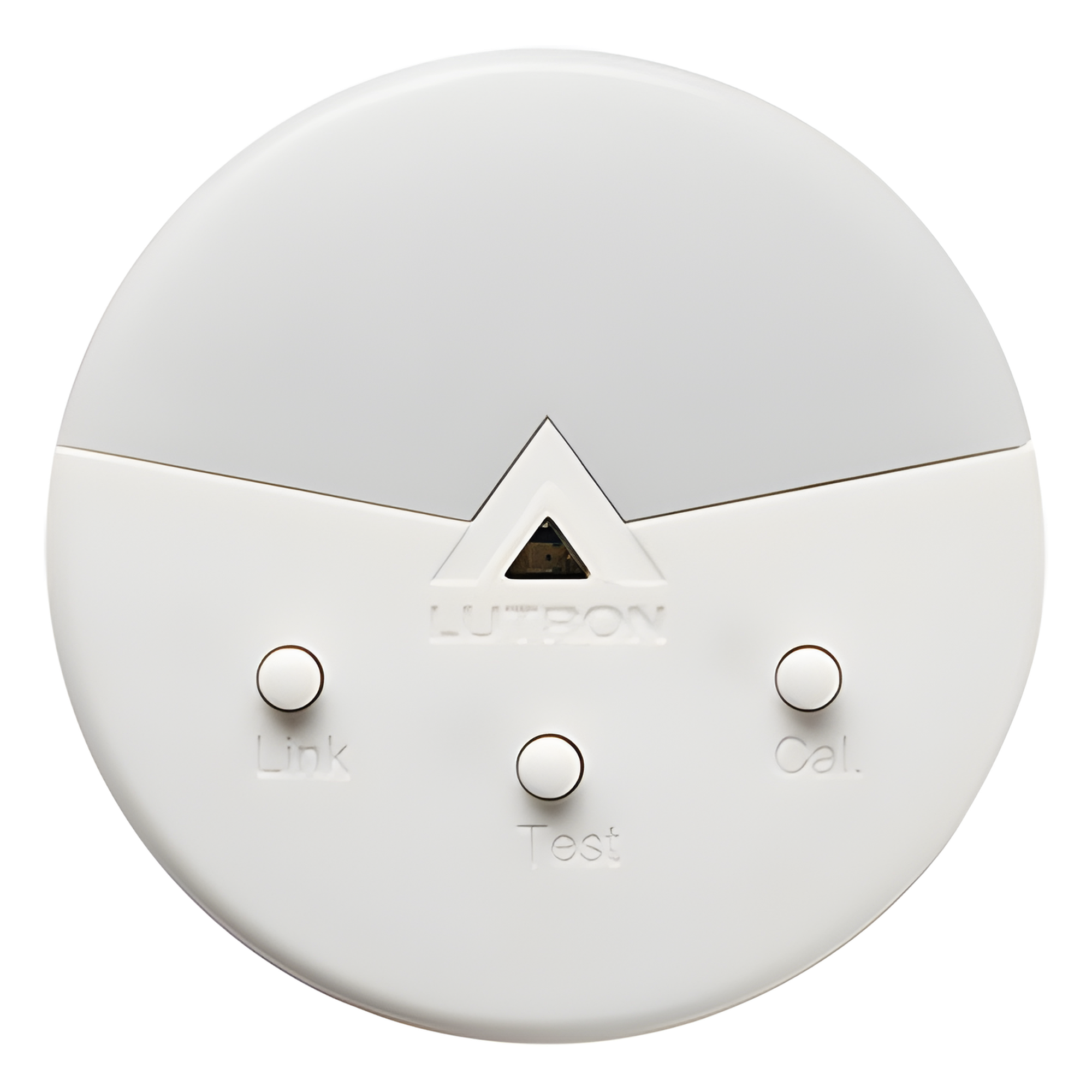 Sensor de luz natural inalámbrico Radio Powr Savr de montaje en techo, rango 0-1600 lx, batería con 10 años de vida, tecnología Clear Connect para sistemas Lutron
