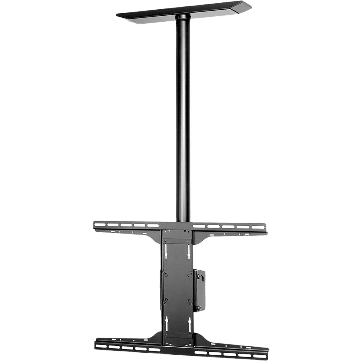 Soporte de techo universal para Pantallas de 32" a 90" / Capacidad de Carga 68.2 kg / Patrón de Montaje hasta 600 x 400 mm / Columna de Aluminio de 36" / Inclinación Ajustable -5° a 20°