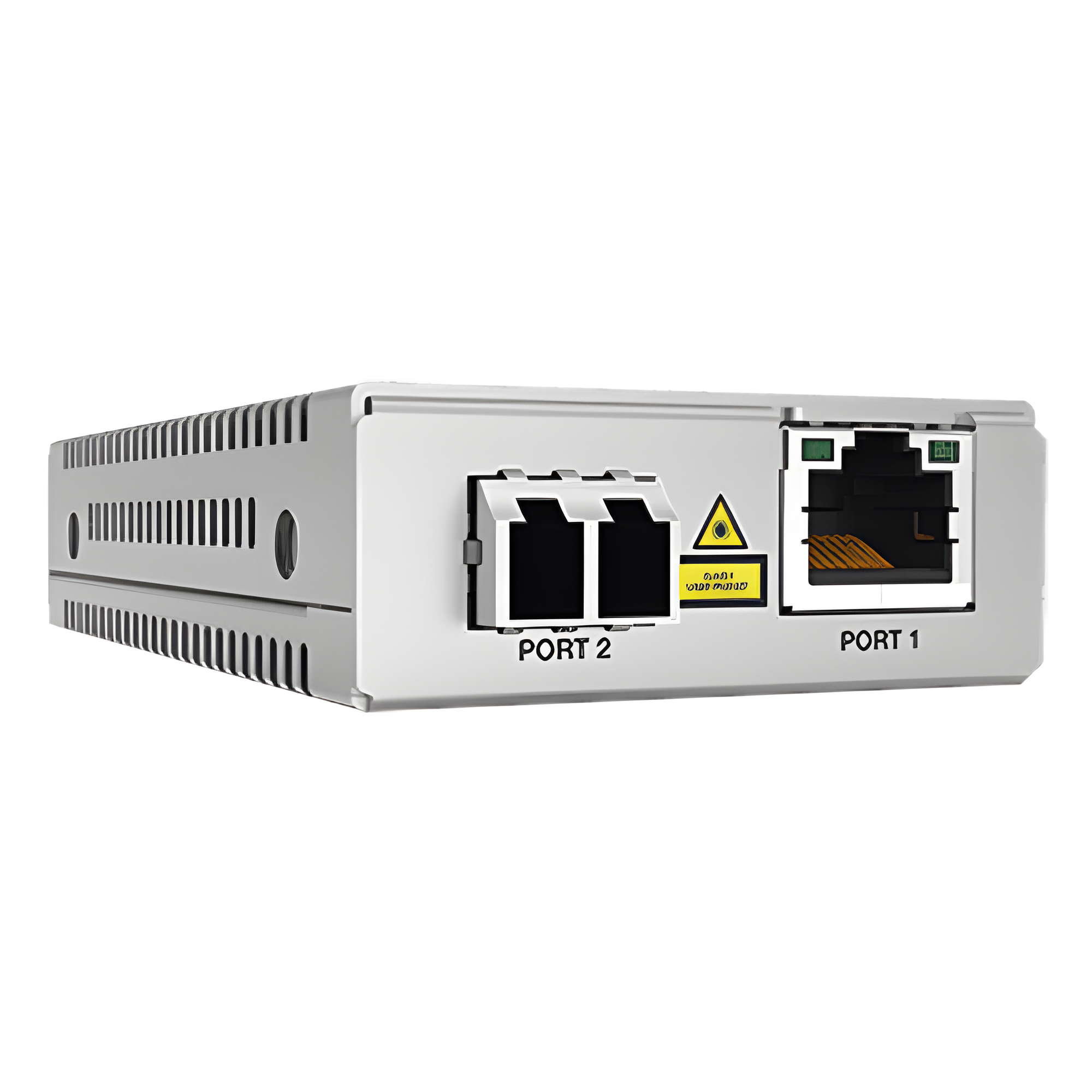 Convertidor de medios Gigabit Ethernet a fibra óptica, conector LC, monomodo (SMF), versión TAA (Trade Agreement Act), 10 km