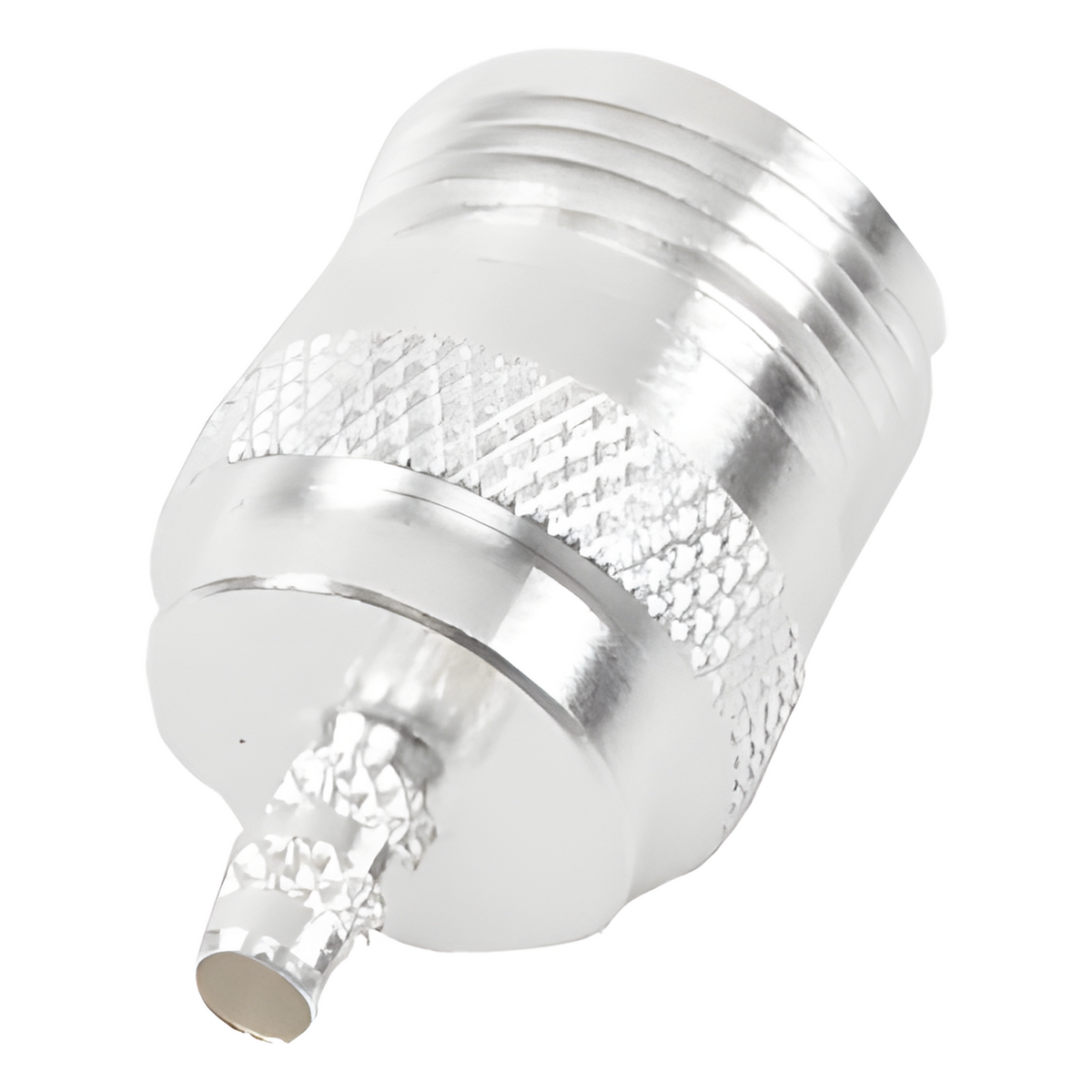 Conector N Hembra de anillo plegable para cables LP-195, LP-142, RG-142/U, LMR-195.