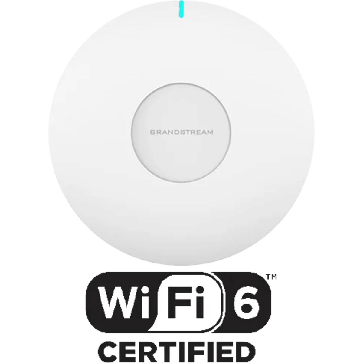 Punto de Acceso y Extensor Wi-Fi 6 AX3000 / 3 Gbps Agregado / MU-MIMO 2x2:2 + 3x3:2 / OFDMA y Beamforming / Cobertura 120 m (393.7 ft) / Gestión Embebida, Cloud y On-Premise / 128 Clientes Concurrentes / Mesh con GWN7062E / Puerto Gigabit