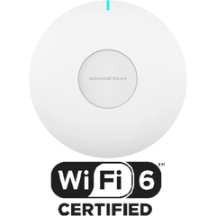 Punto de Acceso y Extensor Wi-Fi 6 AX3000 / 3 Gbps Agregado / MU-MIMO 2x2:2 + 3x3:2 / OFDMA y Beamforming / Cobertura 120 m (393.7 ft) / Gestión Embebida, Cloud y On-Premise / 128 Clientes Concurrentes / Mesh con GWN7062E / Puerto Gigabit