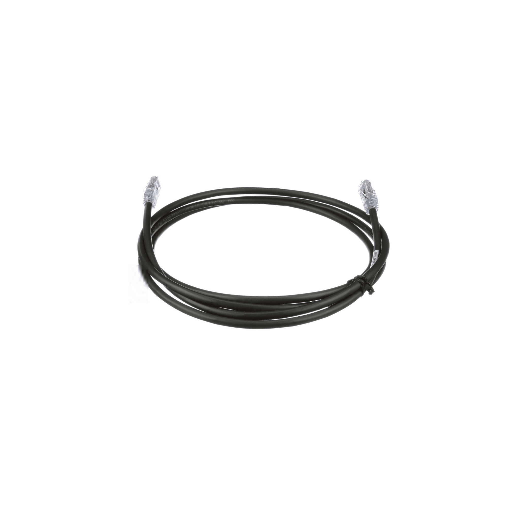 Cable de Parcheo UTP, Cat6A, 24 AWG, CM, Color Negro, 10.67 Metros (35 Pies)