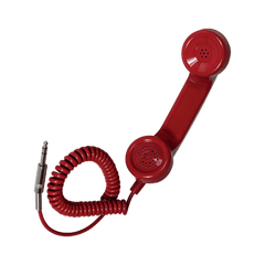 Auricular para el teléfono de emergencia. Con conector jack 6,3 mm.