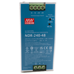 Fuente de Poder Industrial / 240 Watts / Salida 48 VCD / 5 Amp / Montaje Riel Din