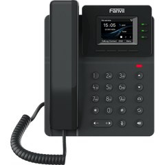 Teléfono IP Básico V60G / 4 Líneas SIP / Pantalla Color 2.4 Pulgadas (320x240) / Audio HD / Conferencia 6 Vías / PoE IEEE 802.3af / Gigabit Ethernet 1000 Mbps / Compatible EHS