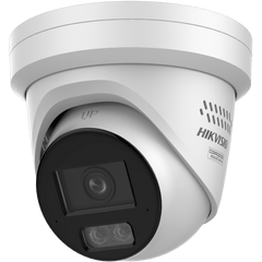 [Dual Light + 2 Micrófonos Integrados] Turret IP 12 Megapixel / Lente 2.8 mm / 30 mts Luz Blanca + 30 mts IR / ACUSENSE / Exterior IP67 / WDR 120 dB / PoE / ONVIF / Micro SD / Metal / ACUSEEK