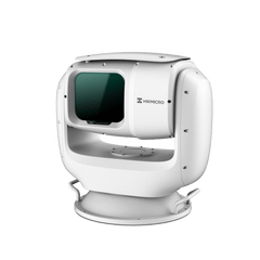 PTZ Punta de Poste IP Dual / Lente Térmico 100 mm (640 X 512) / Lente Óptico 56X Zoom (4 MP) / 800 mts IR Laser / 24 VCA / IP66
