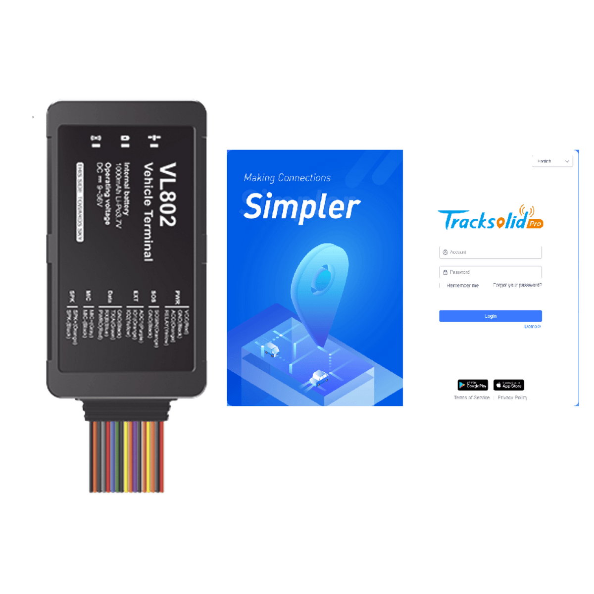 Rastreador GPS Vehicular 4G LTE / Localizador para Flotas / Corte Remoto de Motor y Botón de Emergencia / Detección de Apertura de Puertas / Compatible con Sensor Ultrasónico UL212 / Incluye Primer Año de Plataforma de Rastreo
