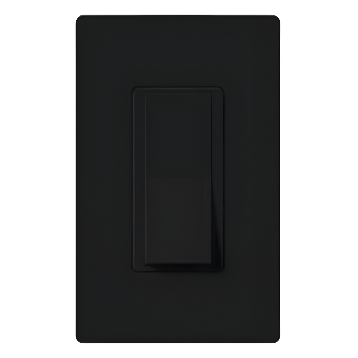 Apagador de paleta Claro de 3 vías, 15 A, 120/277 V, controla una luz o ventilador desde dos puntos, para todo tipo de cargas de iluminación y motores, color negro brillante