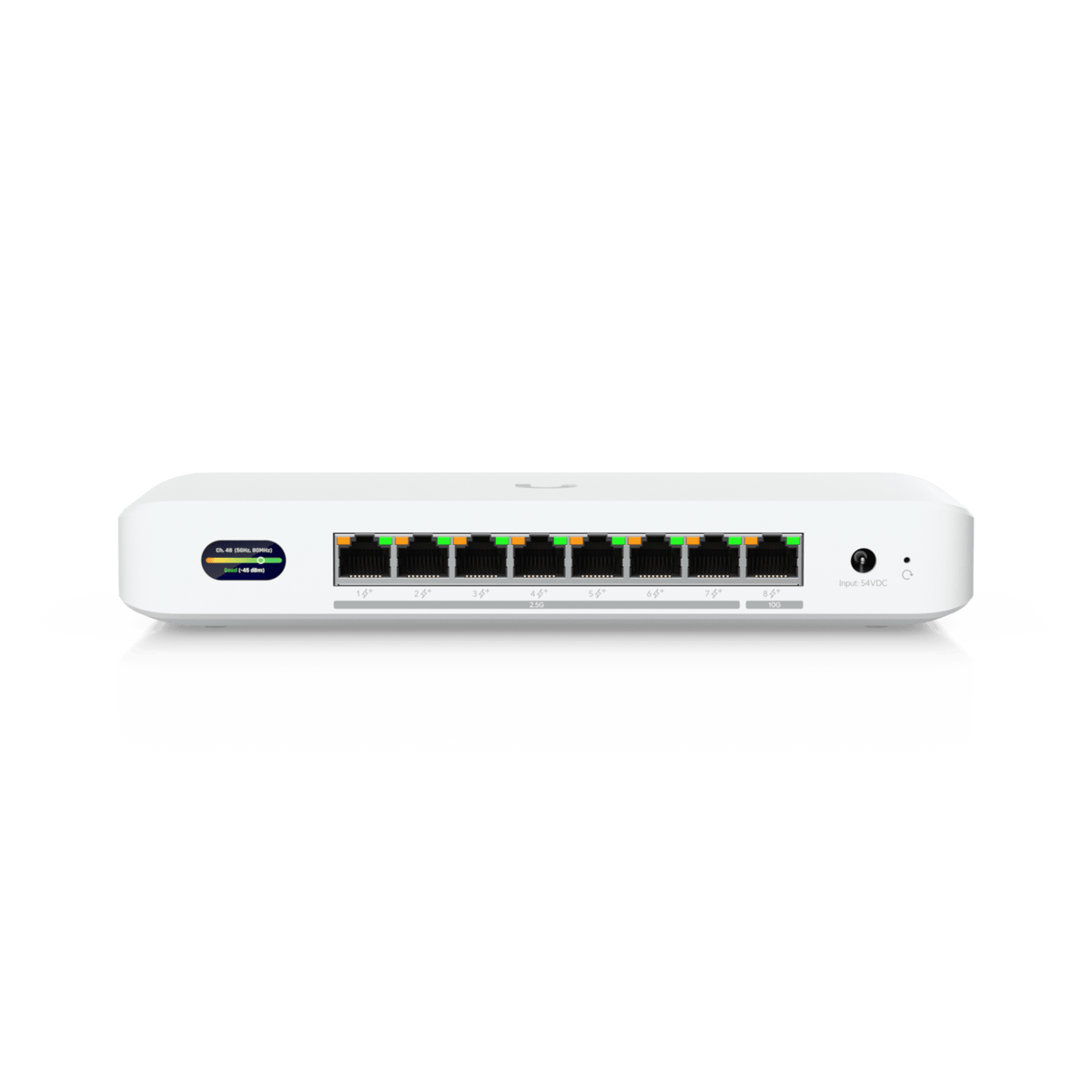 UniFi Device Bridge Switch (UDB-Switch) – Switch PoE+ Compacto con Puertos Multi-Gig (1 x 10 GbE y 7 x 2.5 GbE) y Enlace Inalámbrico WiFi 7 Integrado