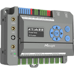 Gateway IoT LoRaWAN para Automatización de Edificios / Quad-Core 1.5 GHz / 8 Canales LoRaWAN / 2,000 Dispositivos / Edge Computing / 4G LTE / KNX + BACnet + Modbus / RS485 + M-Bus