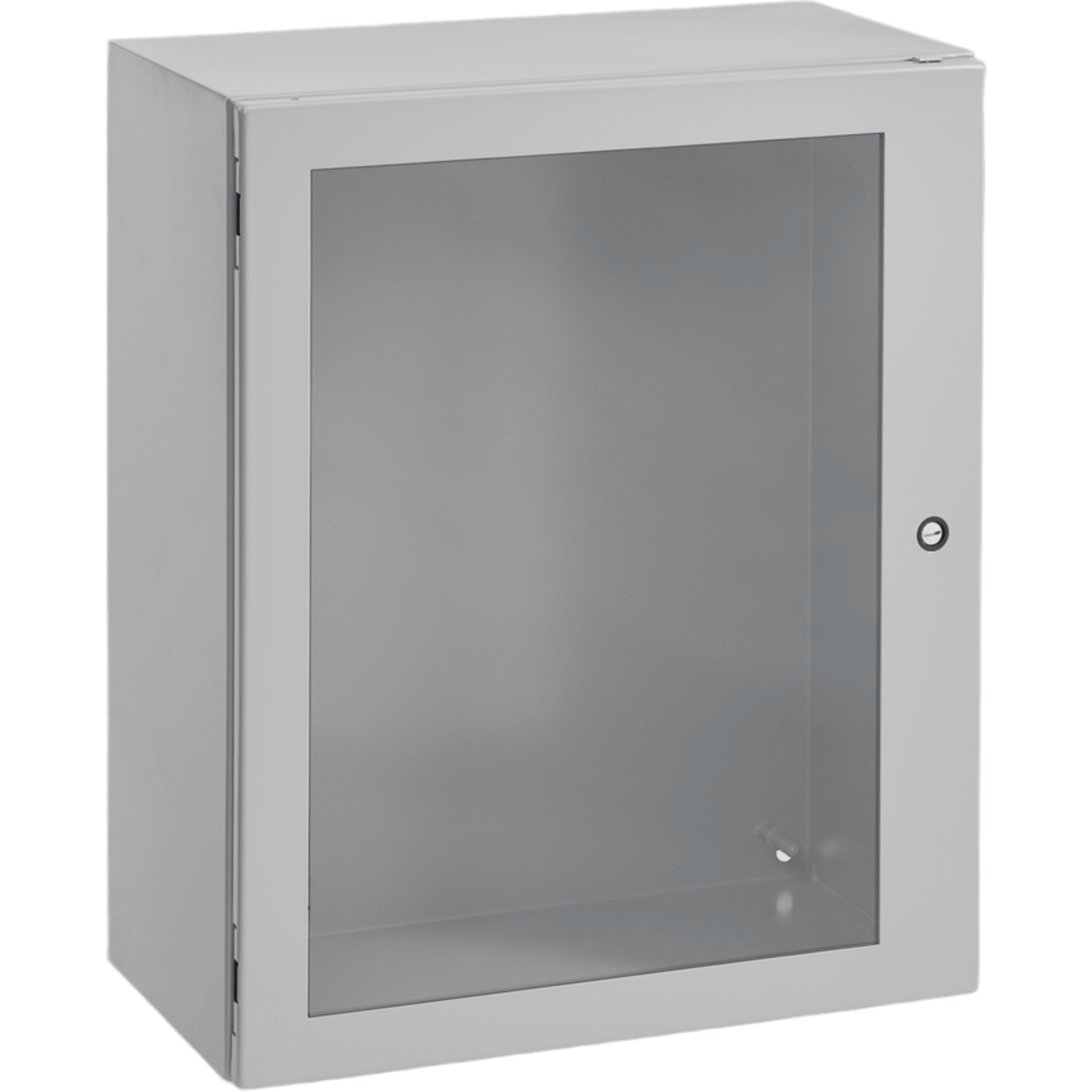 Gabinete Concept con Puerta de Ventana / 508 x 508 x 203 mm (20 x 20 x 8 in) / NEMA 4/12 / IP66 / Acero Gris Claro RAL 7035