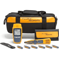 Kit Profesional de Verificador de Red MicroScanner PoE, para Comprobación de Redes de Voz, Datos, Video y PoE 802.3af, at, bt y UPOE, con Pantalla LCD Retroiluminada