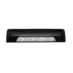 Luz Auxiliar de Escena de 4 LED, Blanco, Lente Transparente, Bisel Negro