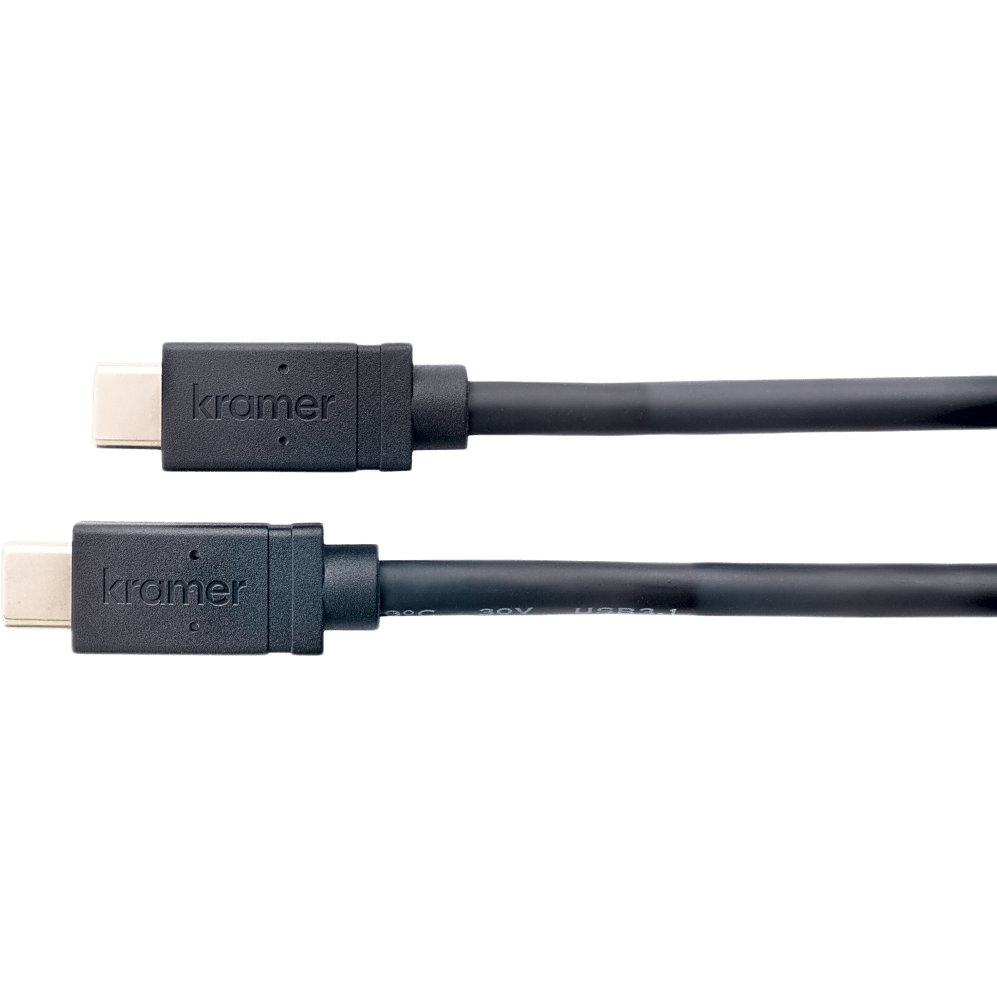 Cable USB-C a USB-C | USB 3.2 Gen-2 SuperSpeed+ | 10 Gbps | 4K@60 Video | 100W Power Delivery | K-Lock Integrado | Triple Blindaje | Longitud 0.9 m (3 ft)