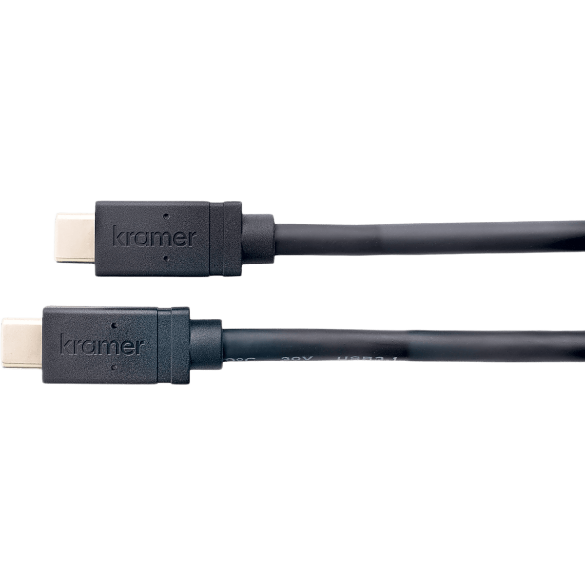 Cable USB-C a USB-C | USB 3.2 Gen-2 SuperSpeed+ | 10 Gbps | 4K@60 Video | 100W Power Delivery | K-Lock Integrado | Triple Blindaje | Longitud 0.9 m (3 ft)