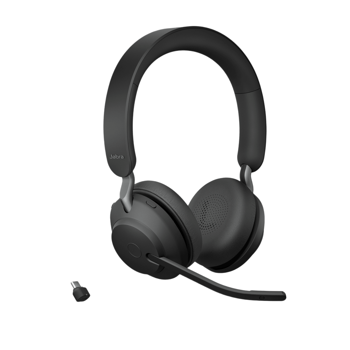 Jabra Evolve2 65, Auricular Stereo Versión MS / Dongle USB-C Link 380c / Cancelación de Ruido (26599-999-899)