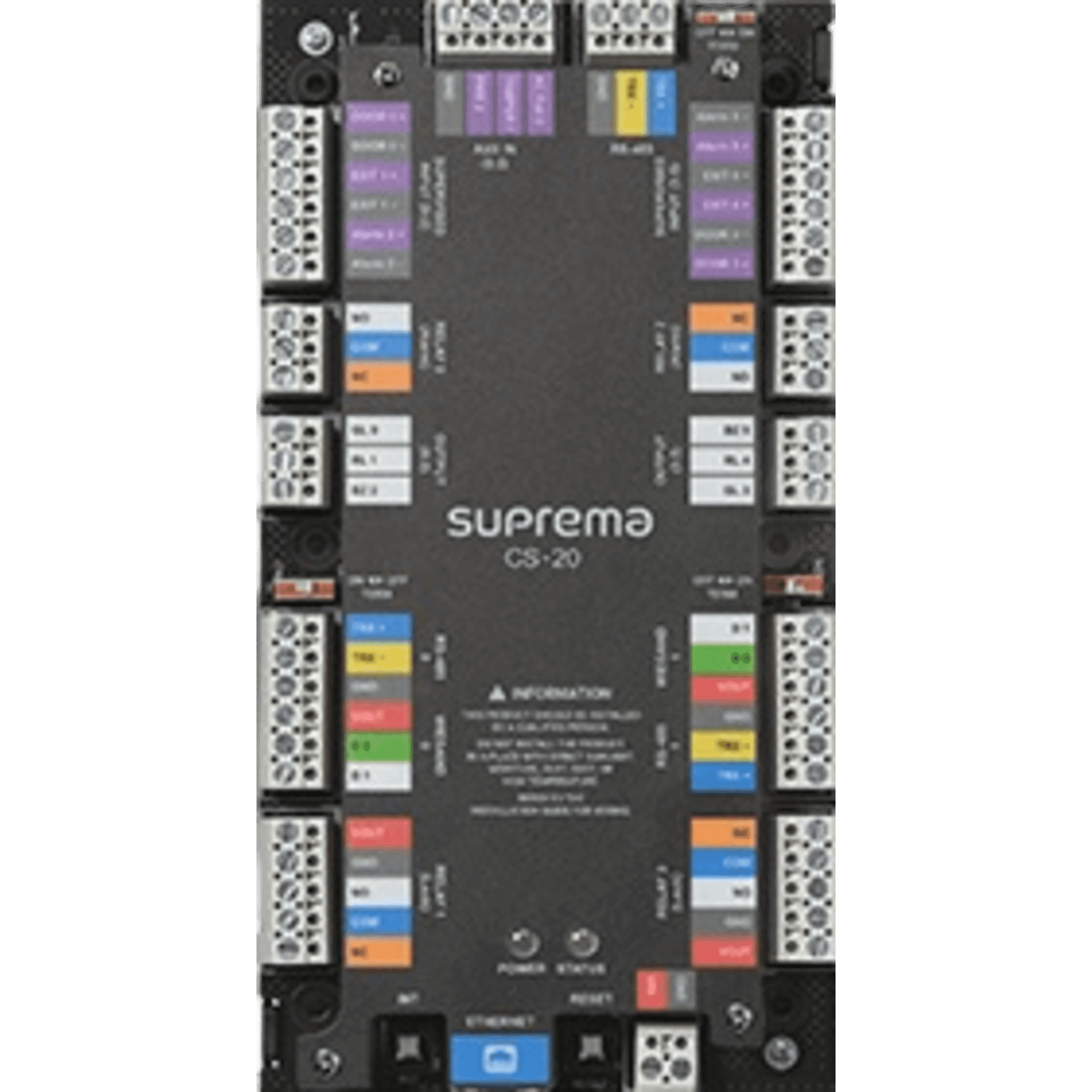 CoreStation (CS20P) Panel de Control de Acceso /para 2 puertas / PoE / 2 entradas wiegand / Conexion lectores esclavos por RS485