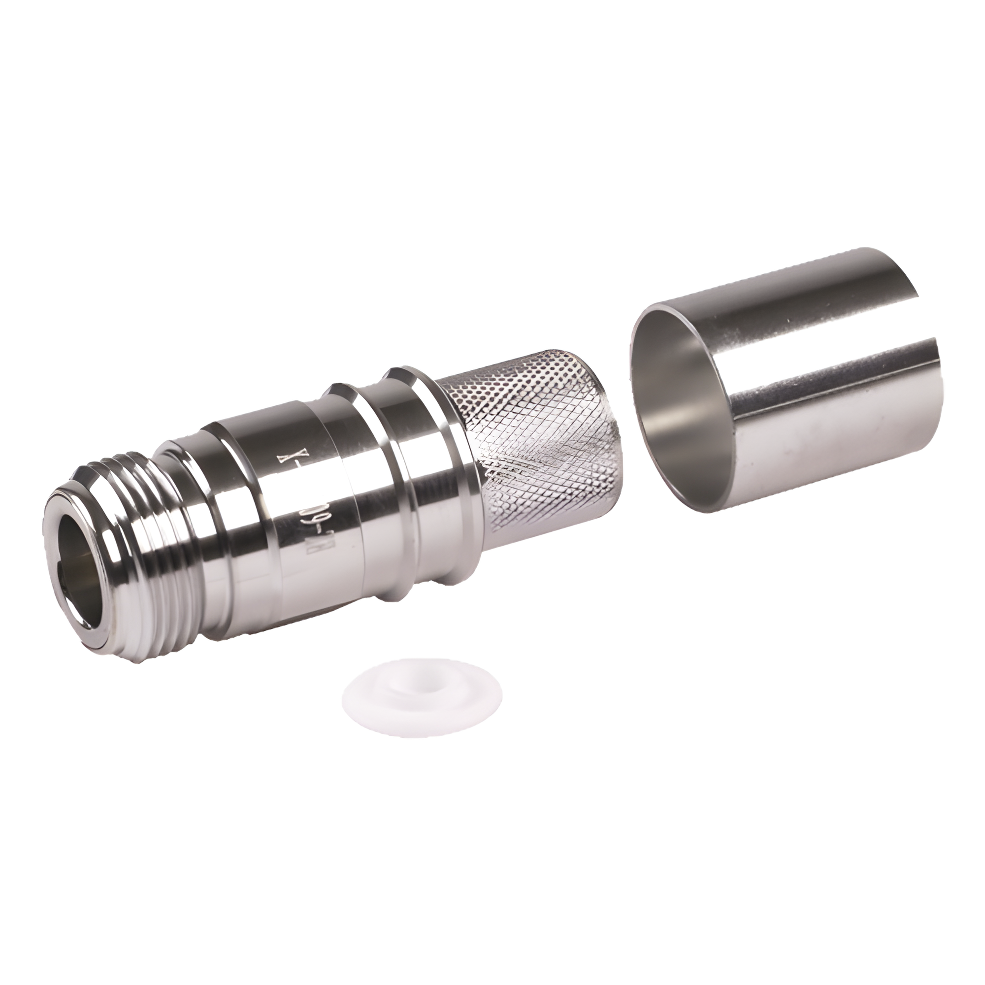 Conector N Hembra Plegable con Pin Cautivo para cable LMR600, LP600