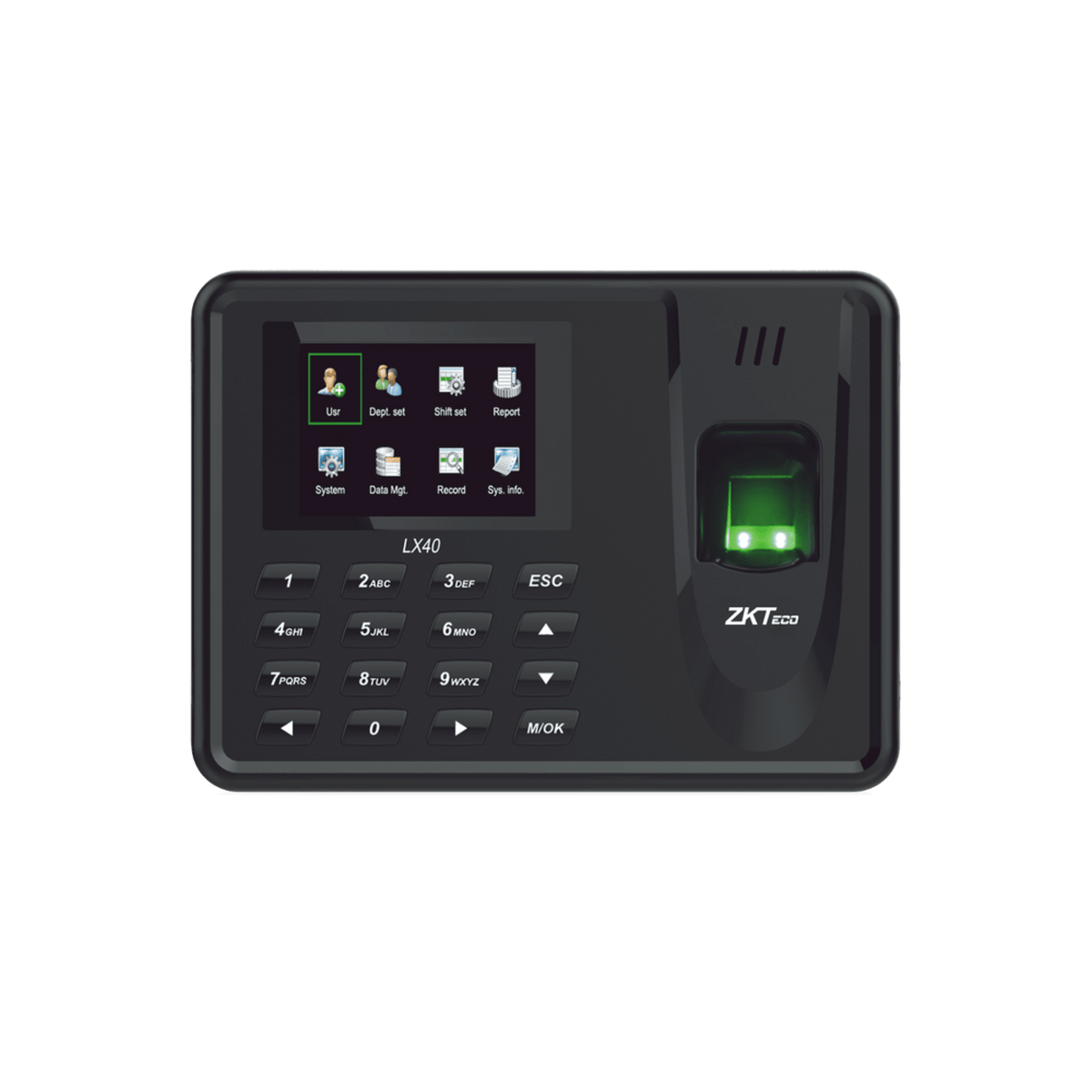 Terminal de Asistencia / Huella Digital / 500 Huellas / Reportes Excel por USB / Sin Software / Solo Idioma Inglés