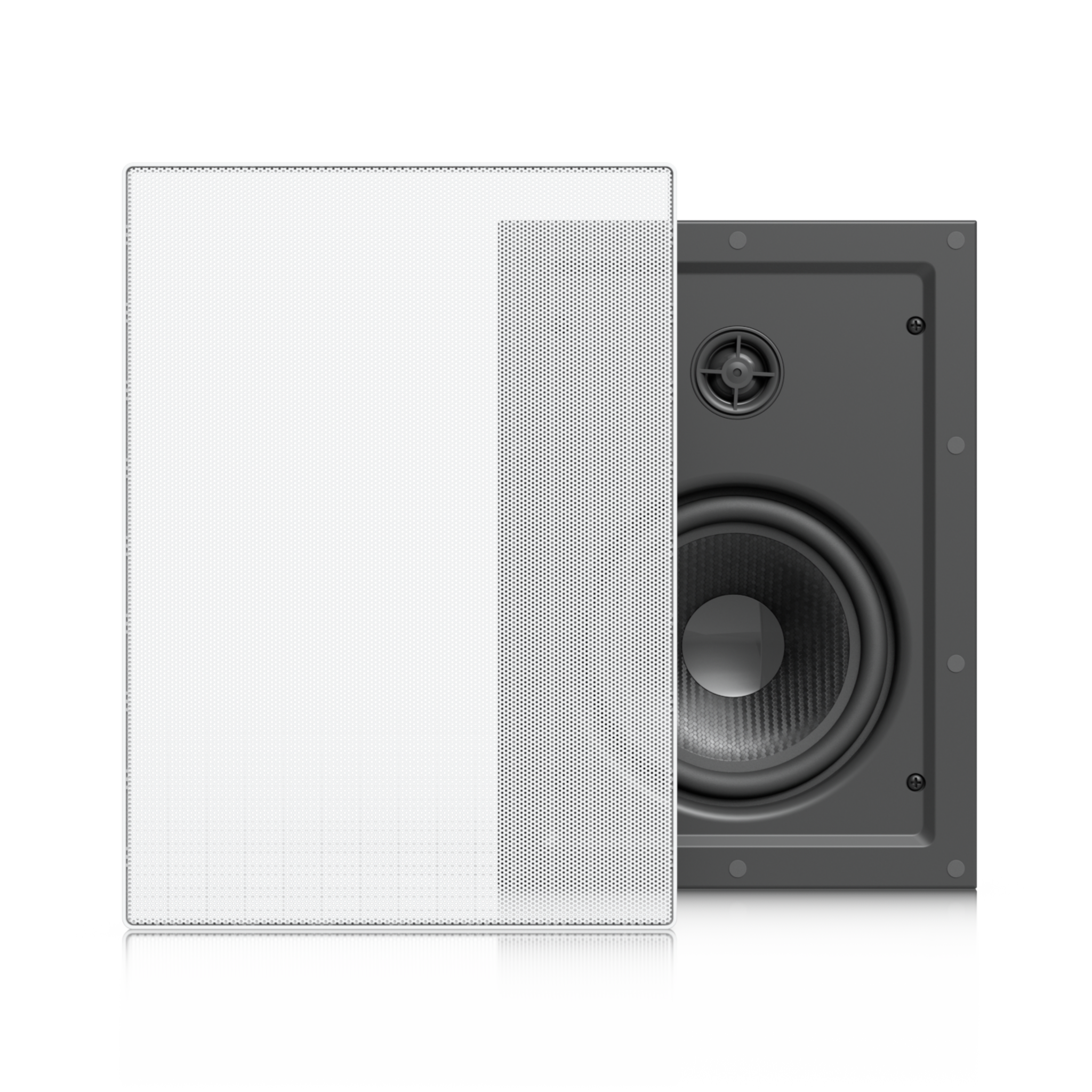 UniFi In-Wall Speaker Altavoz Empotrable de Pared / Woofer 6.5" 130W / Tweeter 1" Pivote ±15° / 8 Ohms / Cobertura Simétrica Axial de 90° / NDAA Compliant