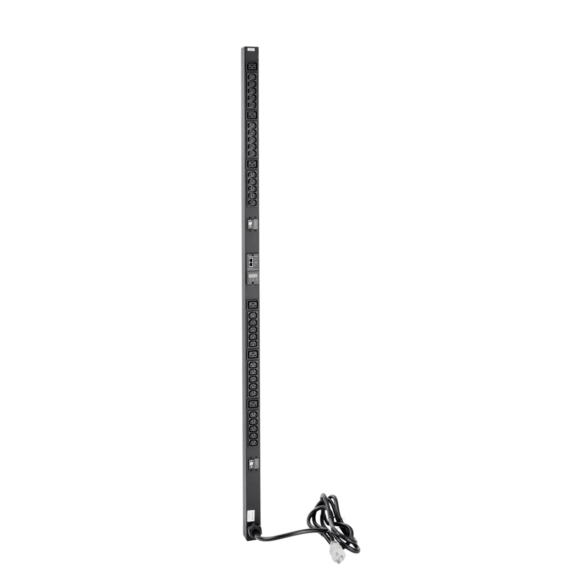 PDU Vertical para Rack con 18 Tomas NEMA 5-15R, 15A, 1.22 m (48 in) de Altura, Acero Color Negro