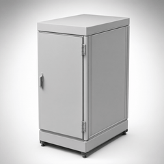 Gabinete ProTek Doble Bisagra / Puerta Sólida / 36x24x36 in (922x600x915 mm) / Acero Pintado RAL 7035 / NEMA 4 12 / 19 UR