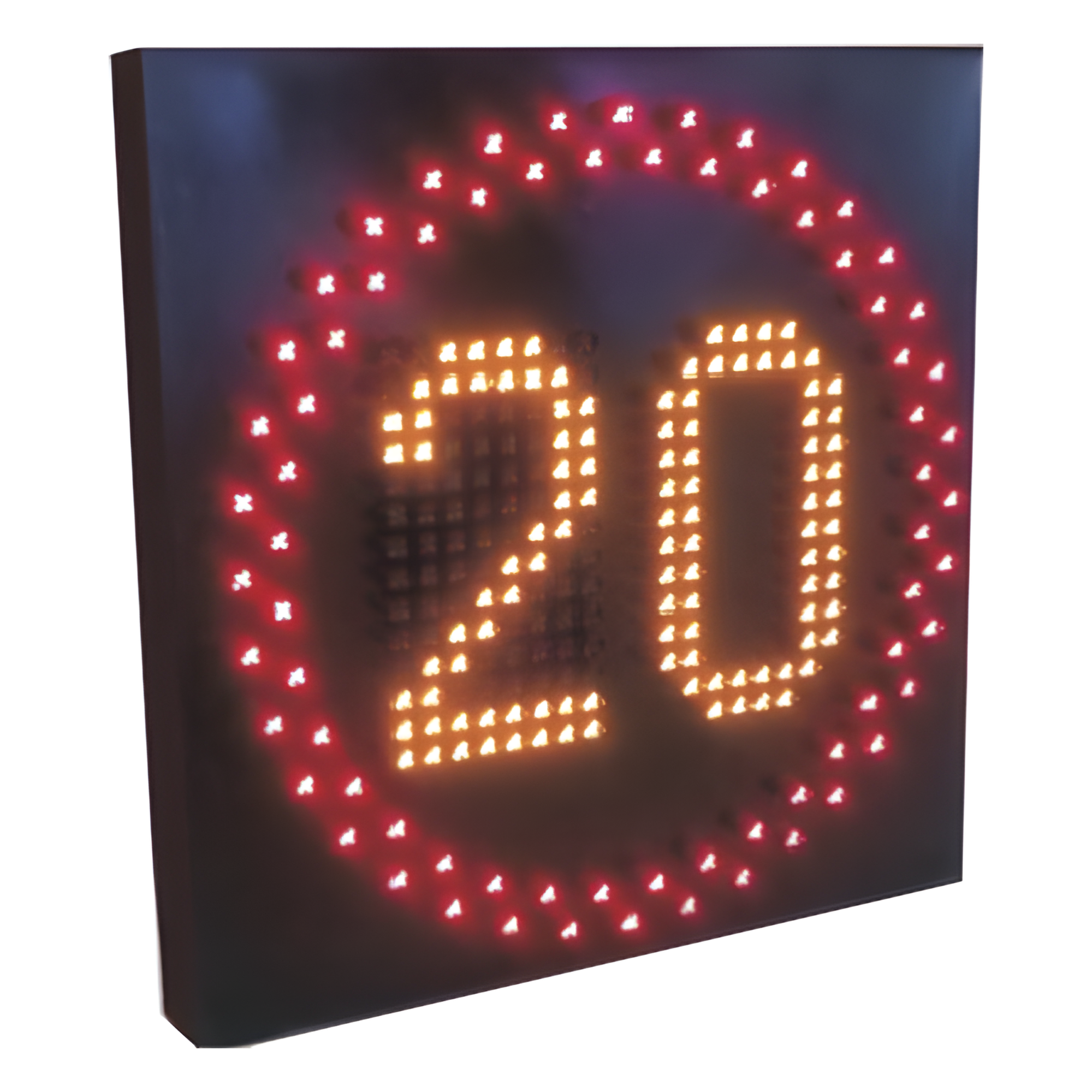 Pantalla para limite de velocidad