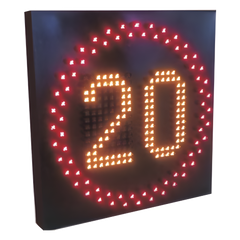 Pantalla para limite de velocidad