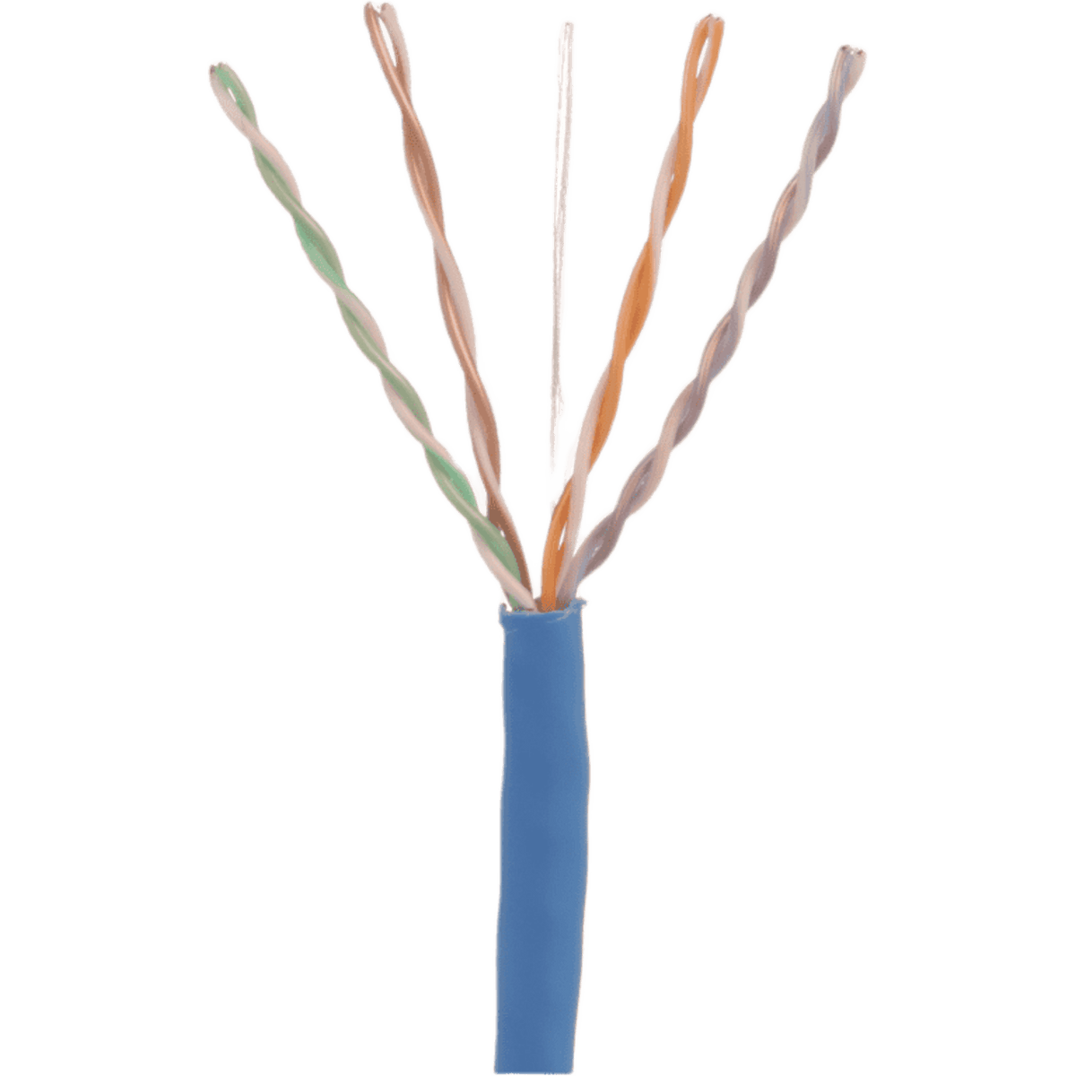 Bobina de Cable UTP 305 Metros (1000 Pies) de Cobre, TX6000™ PanNet, Azul, Categoría 6 (24 AWG), CMP (Plenum), de 4 Pares