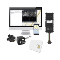 Kit Dispositivo TLW26BL para localización para vehículos / Conectividad 4G LTE y BLE 5.0 / Diferentes tipos de notificaciones / Corte y restablecimiento de energía / Relay + EPCOMGPSCODE + SIM500MB2Y