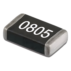 Resistencia SMD de 4.7 Ohm, 1/8 Watt, Montaje 805, Tolerancia 1 %.