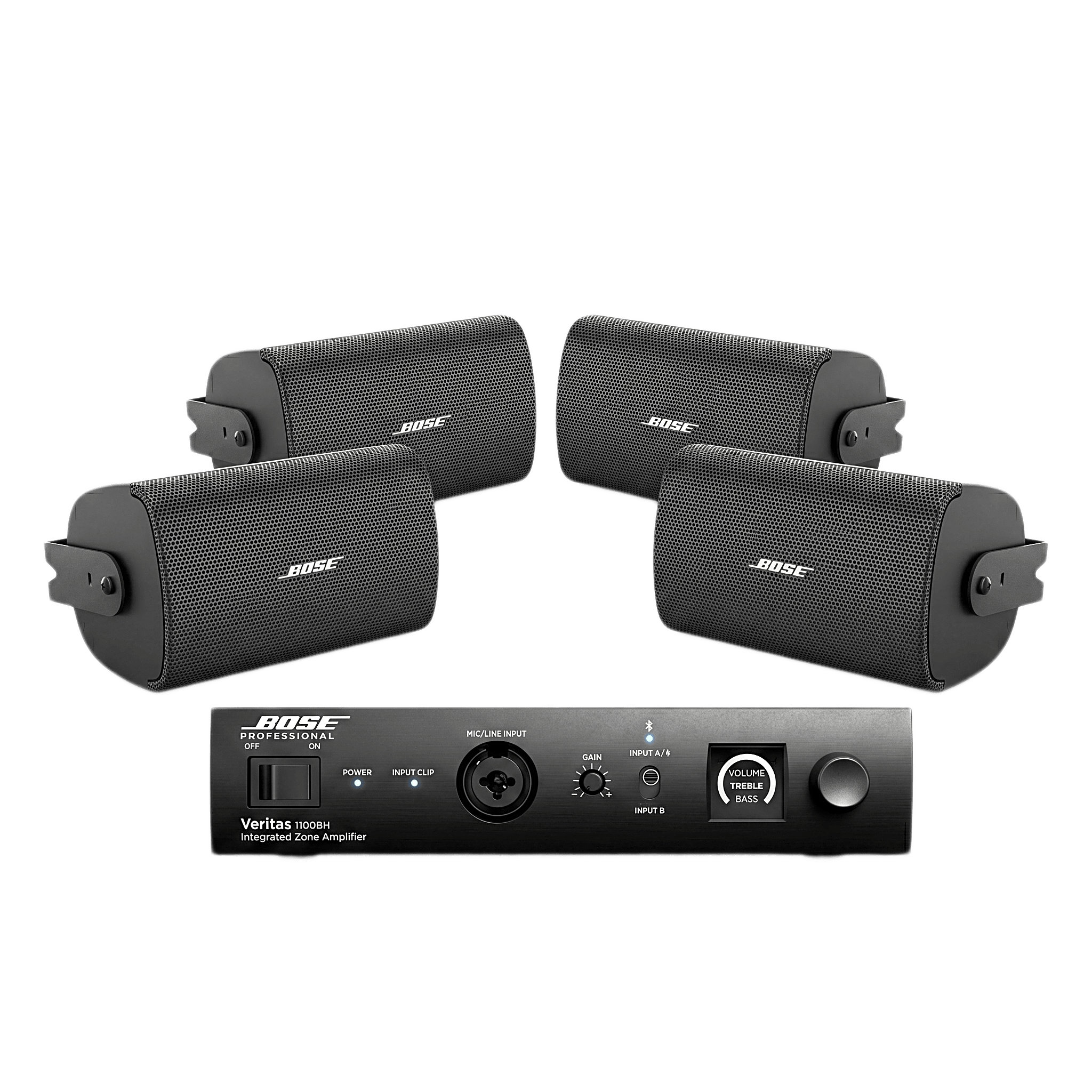 KIT de Amplificador 1100BH + 2 Pares de Bocinas FS2SE