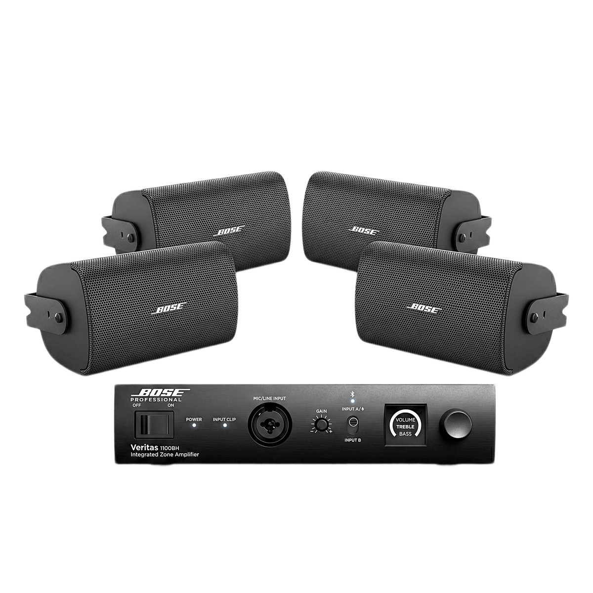 KIT de Amplificador 1100BH + 2 Pares de Bocinas FS2SE