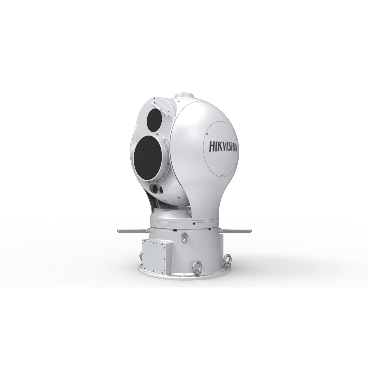 PTZ Punta de Poste IP Dual / Lente Térmico de 38 a 190 mm (1280 X 1024) / Lente Óptico 100X Zoom (2 Megapixel) / 3 Kms de IR Laser / 48 VCD / IP67 / Detección de Fuego / Analiticas de Video