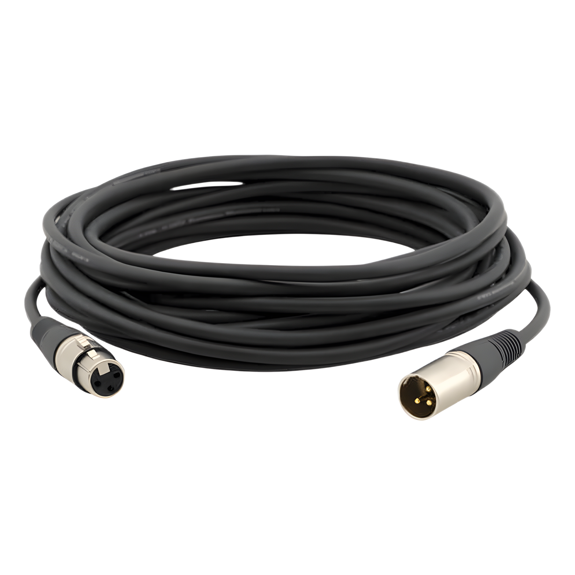 Cable Estilo Quad XLR | Construcción Cuádruple | Cancelación de Ruido | Super Flexibilidad | Aislamiento XLPE | 75 pies/22.86 mts