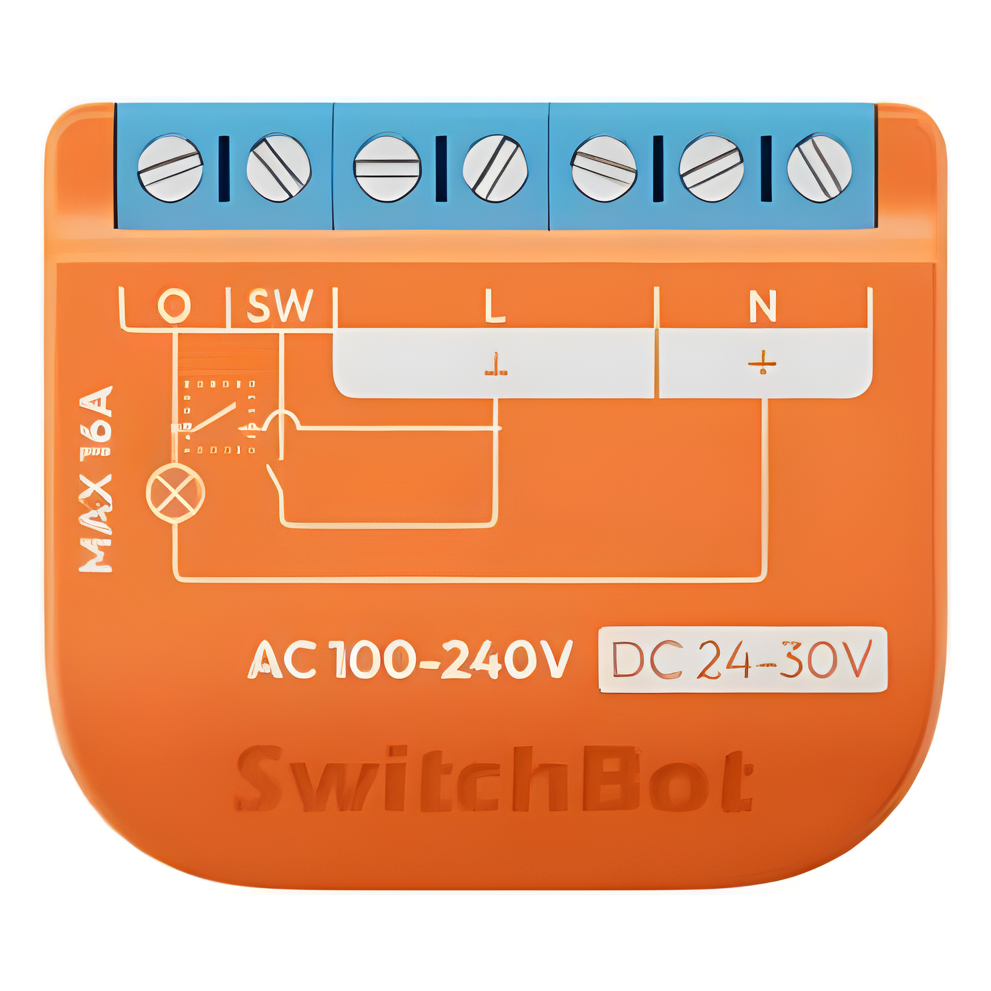 Switch Relevador Inteligente conectividad inalambrica Wifi y BLE / Medición de Consumo / Control de Encendido Apagado / Compatible con asistentes de voz / Dimensiones 42x36x16 mm