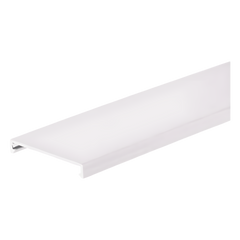 Tapa para Canaleta Ranurada, de 57.2 mm de Ancho, 1828.8 mm de Largo, Color Blanco