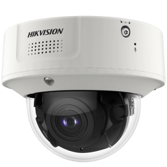 Domo IP 12 Megapixel / Lente Mot. 2.8 a 12 mm /  DARKFIGHTER / WDR 120 dB / IK10 / 40 mts IR / Conteo Facial / Reconocimiento Facial  / PoE / Búsqueda por Atributos / Micrófono Integrado / Micro SD