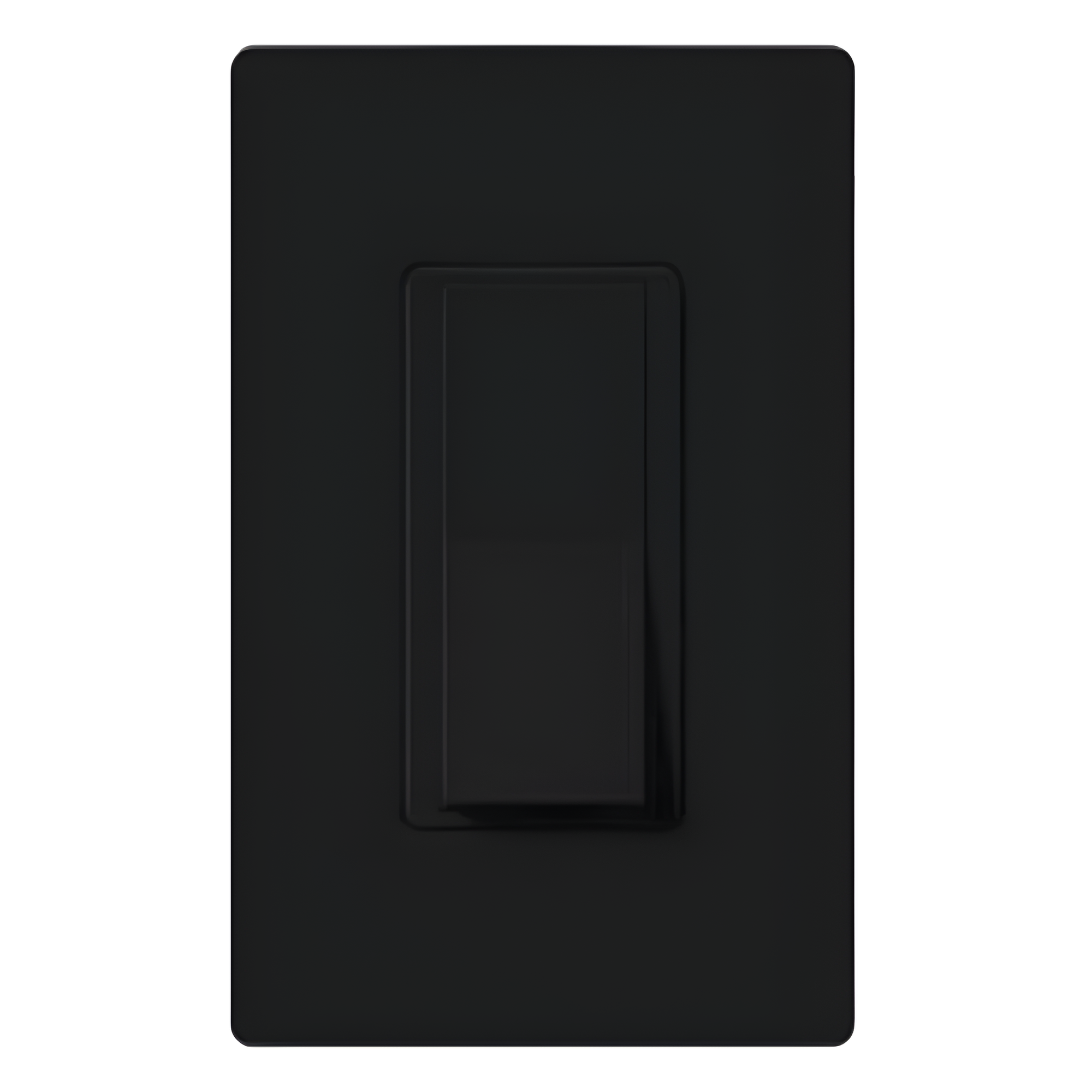 Apagador de paleta Claro unipolar de encendido y apagado, 15 A, 120/277 V, para todo tipo de cargas de iluminación y motores, color negro brillante
