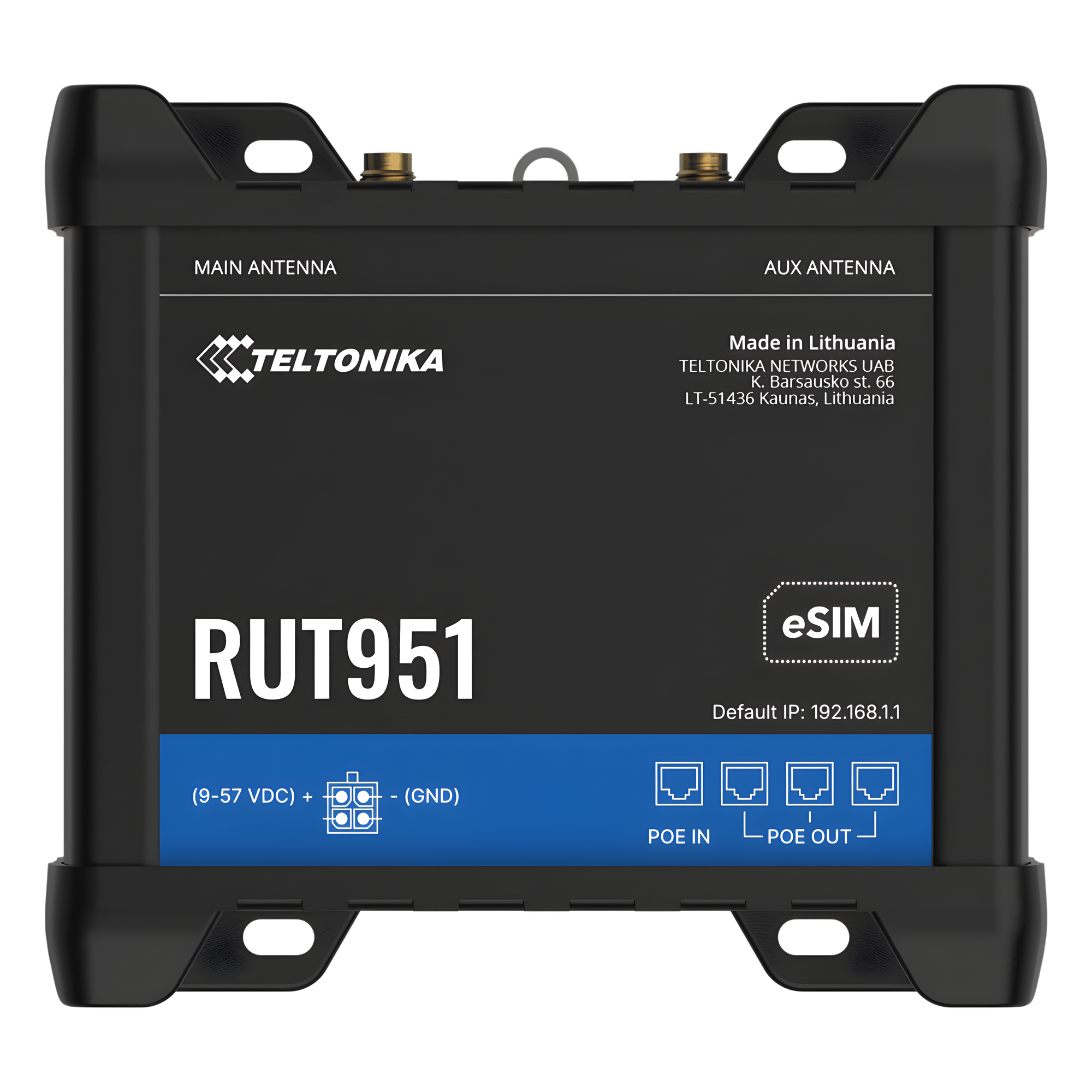 Router PoE 4G Industrial con VPNs Avanzadas / Dual SIM / Soporta eSIM / Gestión Remota (Opcional RMS)