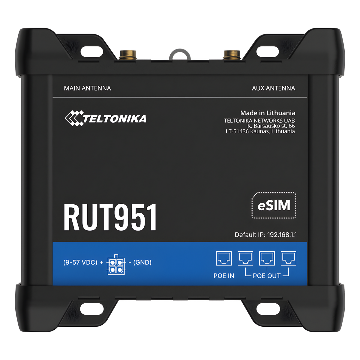 Router PoE 4G Industrial con VPNs Avanzadas / Dual SIM / Soporta eSIM / Gestión Remota (Opcional RMS)