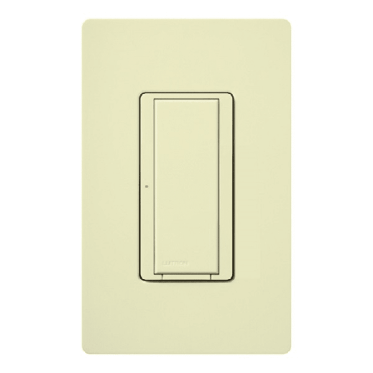 (RadioRA2) Switch on/off  RRD-8S-DV-WH de doble voltaje, un solo polo 120V/, 8A/, 1/10HP 3A en motores, apaga y enciende iluminación ó motor, NO requiere cable neutro.