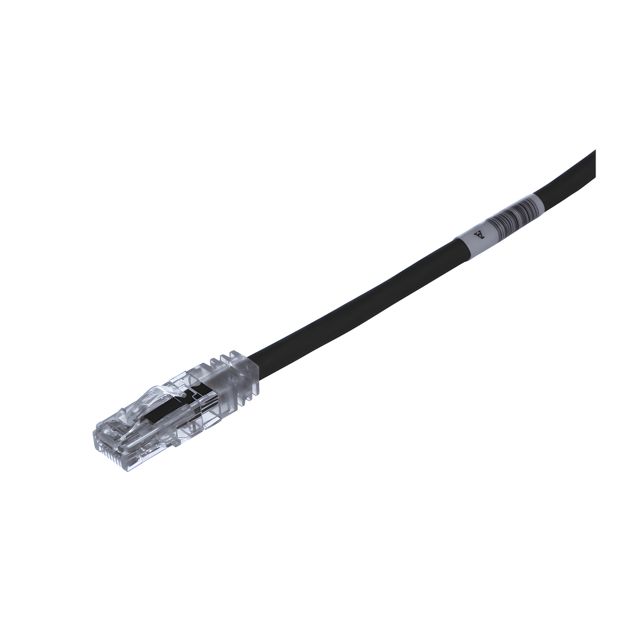 Cable de Parcheo TX6, UTP Cat6, 24 AWG, CM, Color Negro, 6.1 Metros (20 Pies)