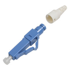 Conector de Fibra Óptica Pre-Pulido LightBow LC/UPC Simplex, Monomodo OS1/OS2, Re-Terminable, Color Azul