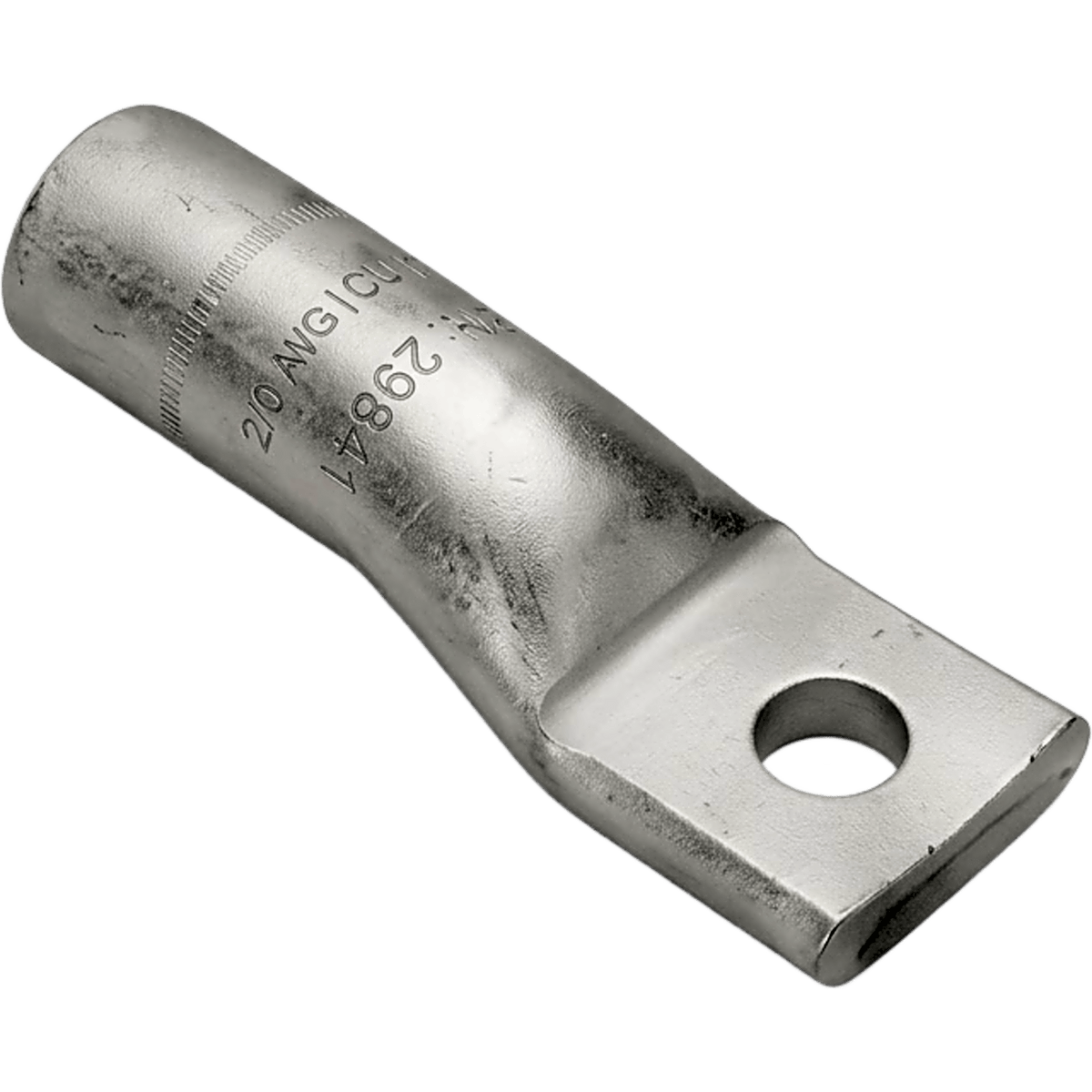 Terminal de Compresión de Aluminio para Cable 4/0 AWG / 1 Orificio para Perno de 1/2" (12.7 mm) / AL9CU / 35 kV / HYLUG™ / Relleno con Inhibidor de Óxido.