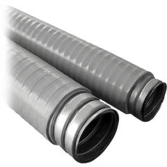 Tubo Flexible tipo Liquidtight de 1 1/2" (38 mm) / Acero + Forro PVC / Rollo de 20 Metros.
