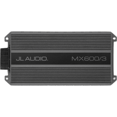 Amplificador Náutico y para Deportes de Motor / 3 Canales / 600 Vatios / Clase D / IPX7 / 11-15 VDC / Filtros Paso Alto y Paso Bajo / Control de Nivel Remoto Opcional (RBC-1)
