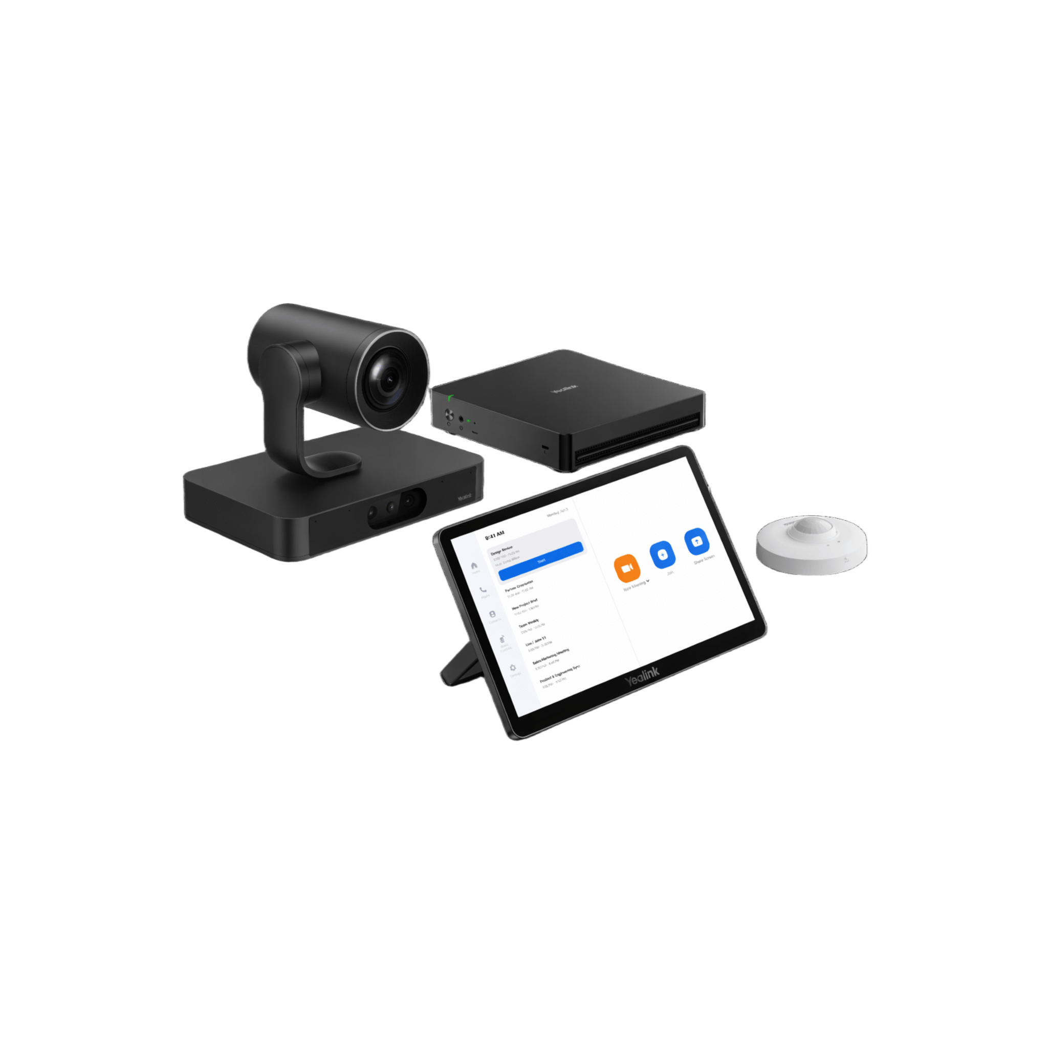 Sistema de Videoconferencia Yealink ZVC-S80-C5U-000 para Zoom Rooms con Tecnología de IA Colaborativa y Cámaras Dual 4K